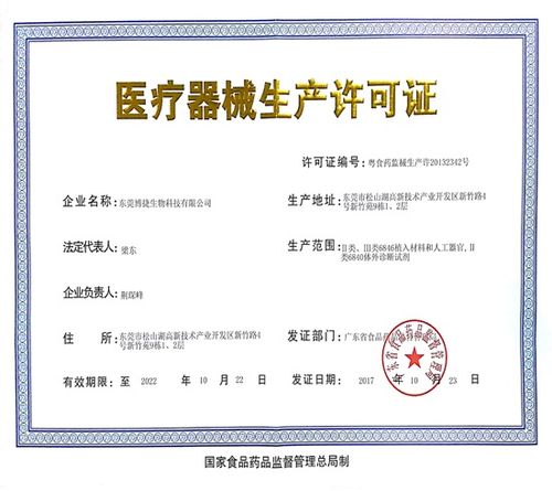 喜訊我司獲批二類三類醫(yī)療器械生產(chǎn)許可證